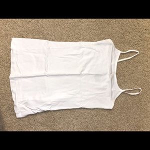 Plain white tanktop